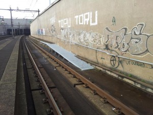 Adjusted escape provision in Hem rail tunnel
